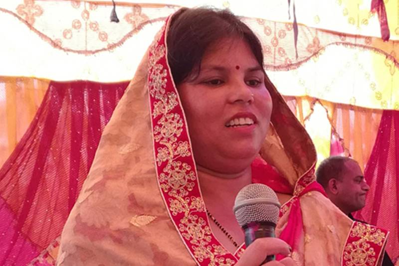 मन्त्री प्रभु साहकी पत्नी बनिन् नगर प्रमुख