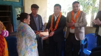 जिससका इन्जिनियरले दिए बुद्धाश्रमलाई हाउजीमा परेको पुरस्कार रकम