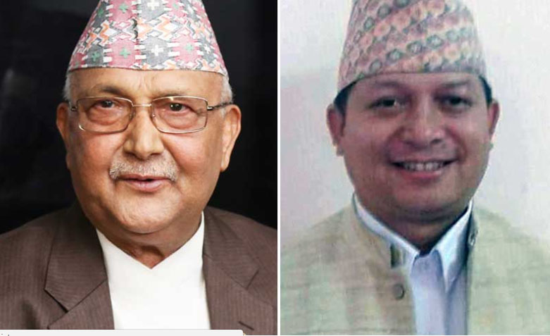 केपी ओलीविरुद्ध चुनाव लड्दैछन् त्रिचन्द्रका प्राध्यापक खगेन्द्र अधिकारी