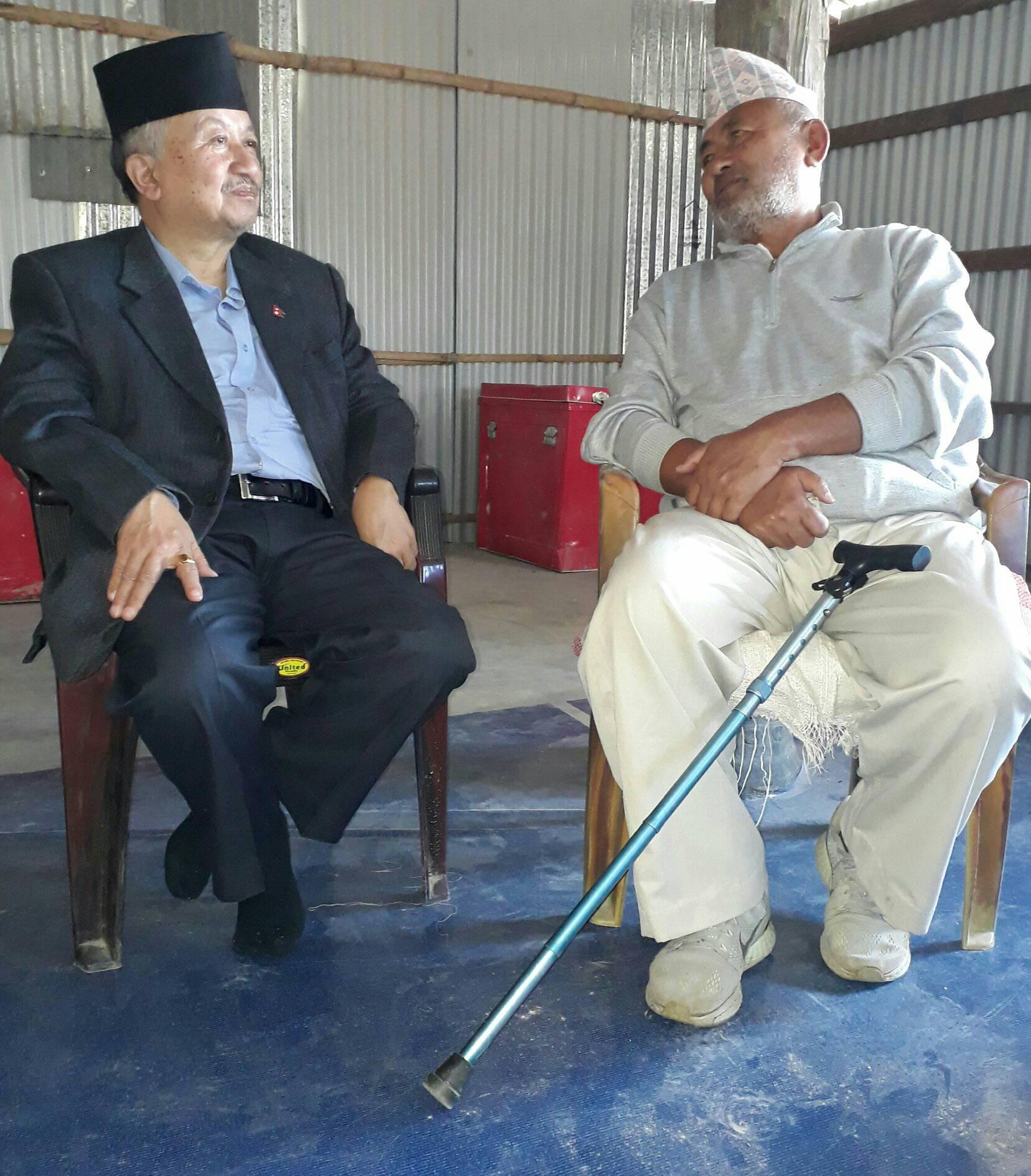 गुरुको आर्शिवाद थापेर नेम्वाङको चुनावी यात्रा शुरु  