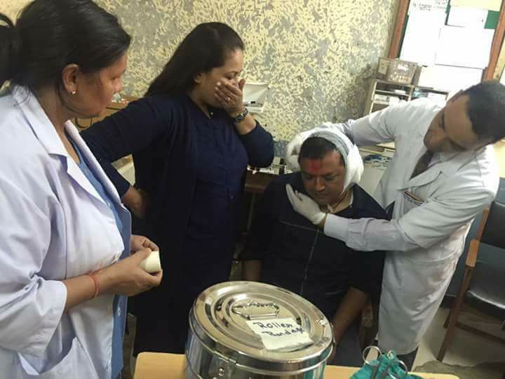 गगन थापालाई लक्षित गरेर चपली हाइटमा बम विस्फोट