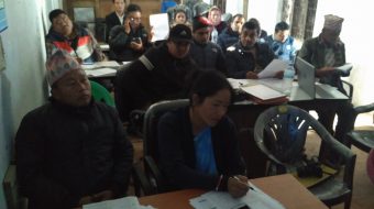 रोङमा गाँउपालिकामा घरेलु तथा साना उद्याेग  अभिमुखीकरण