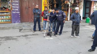 इलाम ट्राफिकमा राडर गन र भिआईपि स्कटिङ्ग माेटरसाइकल