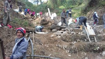जस्विरे खानेपानि आयोजनाको काम धमाधम