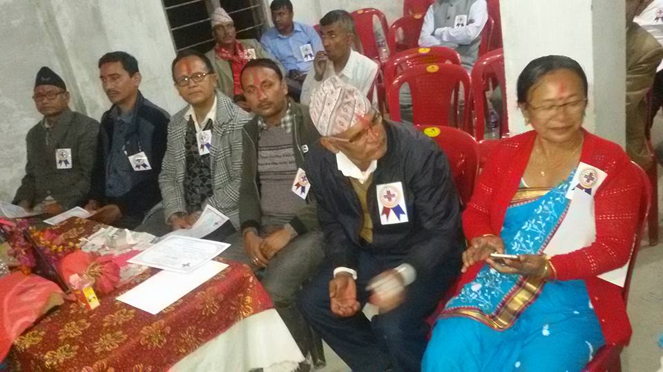 नेपाल रेडक्रश सोसाइटी दानाबारी उपशाखाको सभापतिमा मित्रप्रसाद गौतम