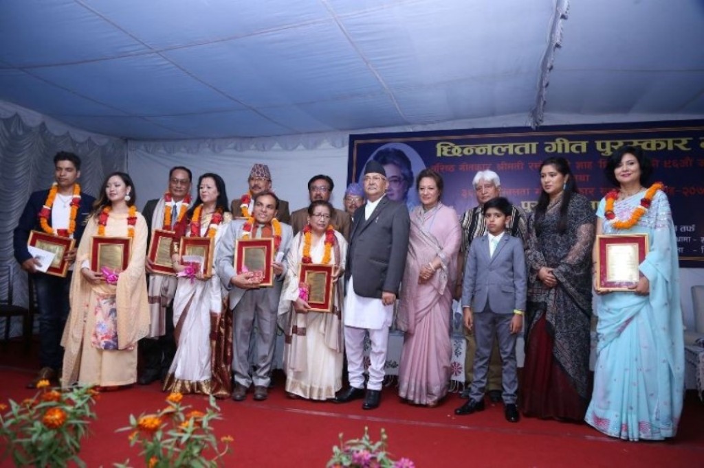छिन्नलता गित पुरस्कारको रचना तर्फ फिक्कलका ज्ञानेन्द्र गदाल पुरस्कृत