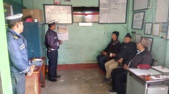 ट्राफिक प्रहरीमा टेलिभिजनबाट श्रब्यदृश्य सेचतना सामग्री