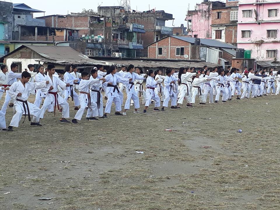 प्रदेश नं. एक स्तरीय कराते ग्रेडिङ्गमा चार खेलाडि सम्मानीत,