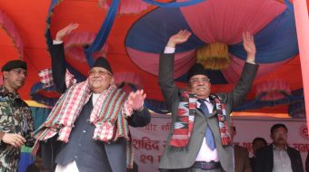 सहिदको सपना पुरा गर्न पार्टीलाई विचलित नबनाउने नेकपाका दुई अध्यक्षको उद्घोष