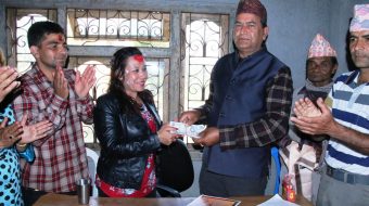 जन्मदिनको अवसरमा बृद्धाश्रमलाई सहयोग