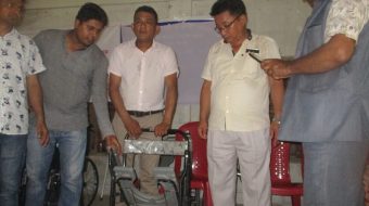 ८९ जना अपाङ्गता भएका व्यक्तिहरुलाई सहायक सामाग्री बितरण