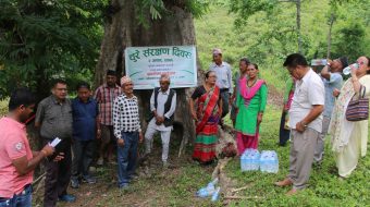 चुरे क्षेत्रमा वन विनास र भु–क्षय नियन्त्रणका लागी वृक्षारोपण कार्यक्रम ( भिडियाे सहित)