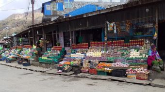 यात्रुले धानेको इलाम-पाँचथर सिमाकाे राँके बजार