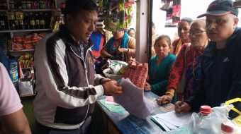 देउमाई नगरपालिकाको केन्द्र मंगलबारे बजार अनुगमन