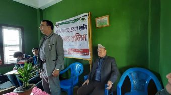 इलाम नगरपालिकामा दाेश्राे चरणकाे कालिगड तालिम
