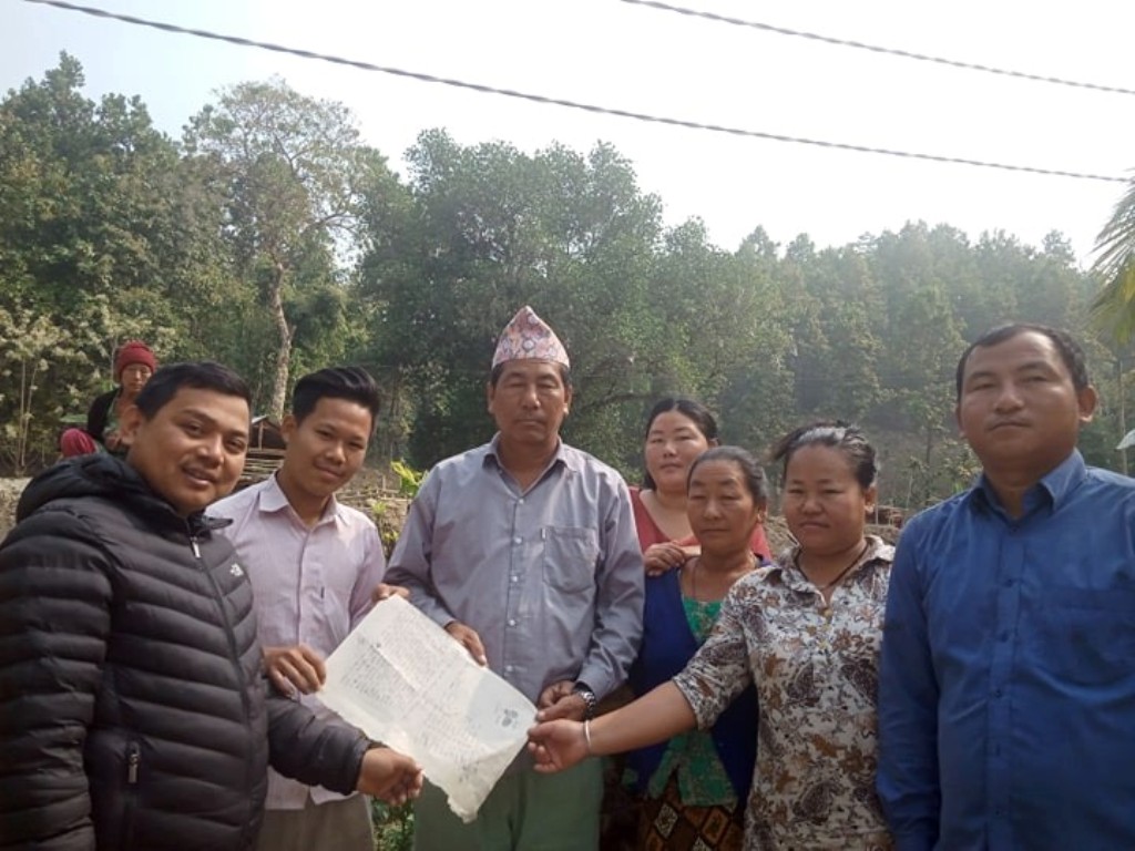 किरात संग्रहालय निर्माणका लागि राई परिवारले गरे जग्गादान