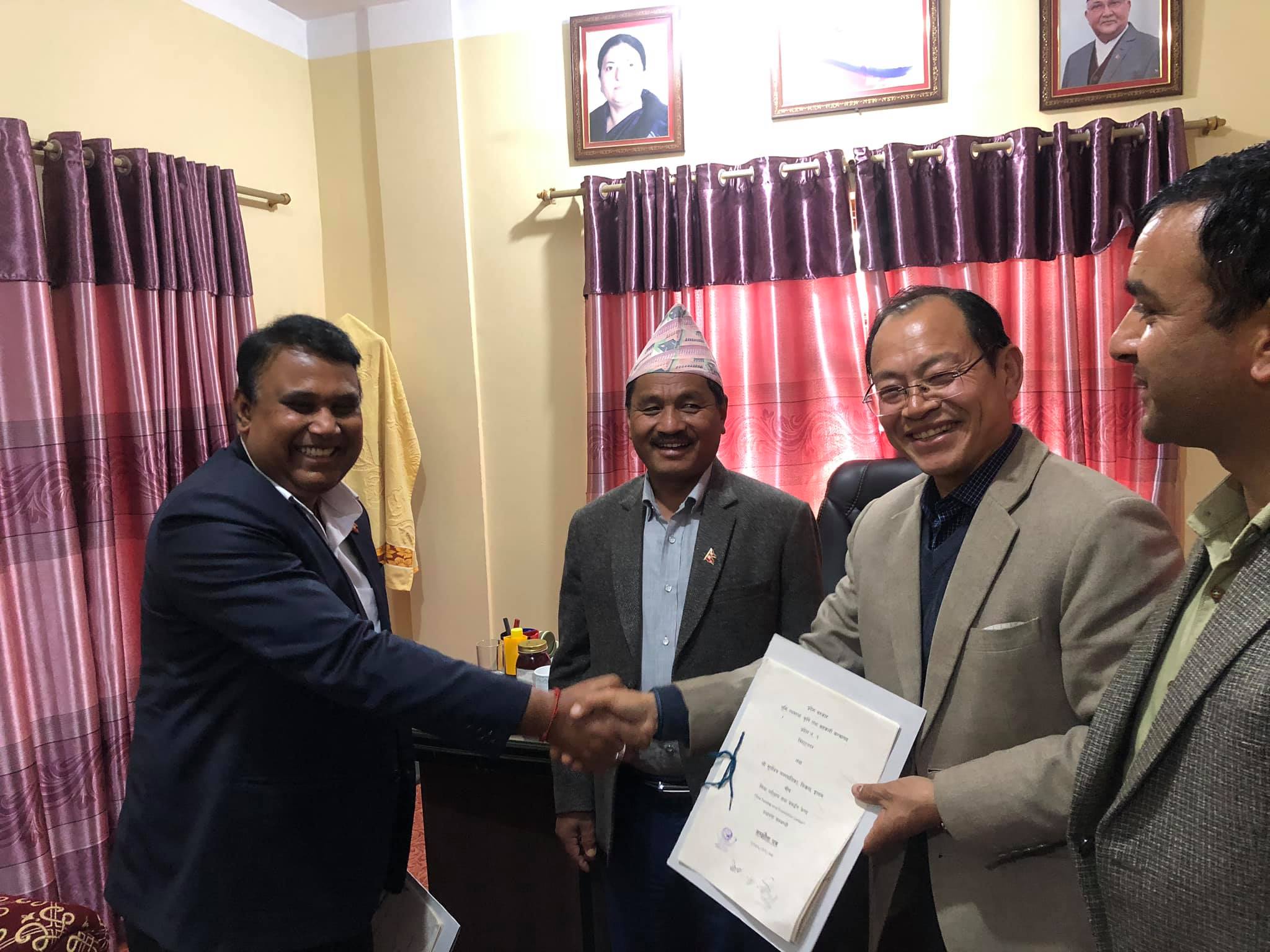 सूर्योदयमा टि टेस्टिङ सेन्टर निर्माण प्रक्रिया अगाडी बढ्दै