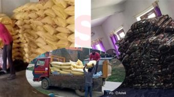 विपन्न परिवारका लागि सूर्योदय र माईजोगमाईमा खाध्यसामाग्री भण्डारण