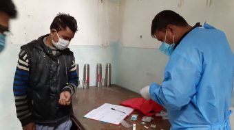 र्यापिड डाइगोनोस्टिक टेष्ट किटबाट क्वारेन्टाइनमा बसेकाको परिक्षण