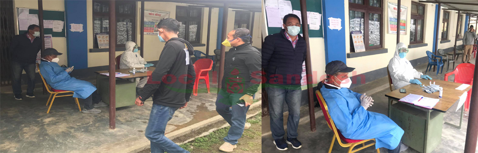 कोभिडको जोखिम बढेपछि देउमाईमा परिक्षण तिव्र