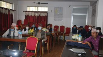 कोभिड–१९ रोकथाम तथा नियन्त्रणका लागि इलाममा स्वास्थ्य जीवन अभियानकाे अन्तर्क्रिया