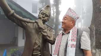 भानु जयन्तीको अवसरमा अरनिको संग्रहालयमा शालिक अनावरण