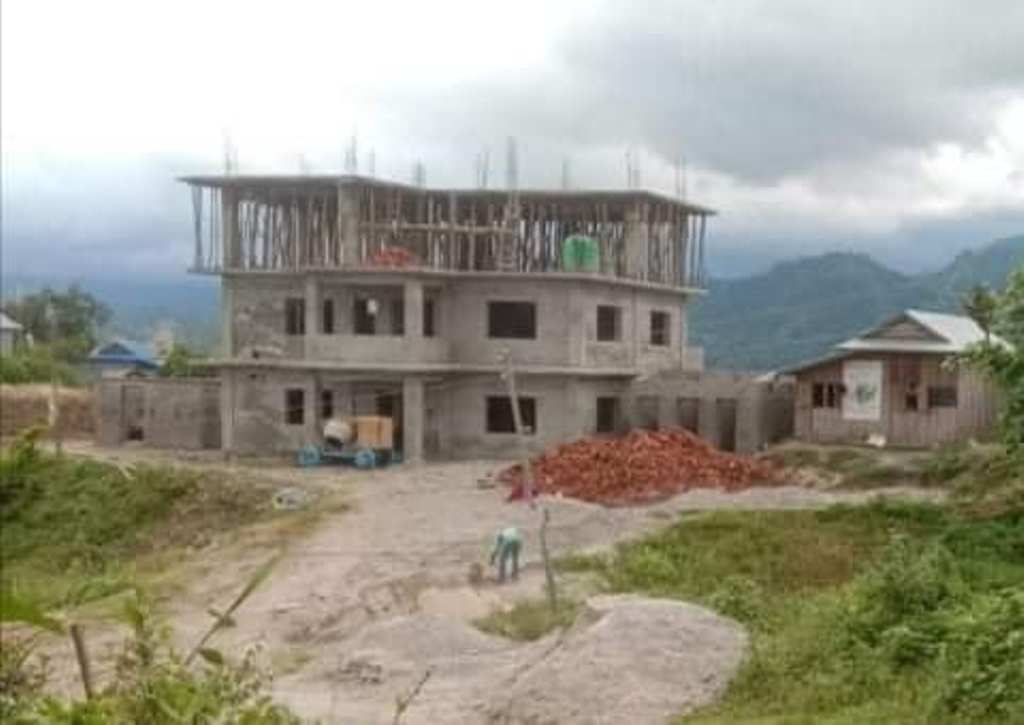 धमाधम निर्माण हुँदै लामिटार प्रहरी चौकी
