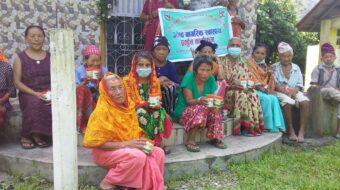 माईभगवती बृद्धाश्रमका जेष्ठ नागरिकको निःशुल्क स्वास्थ्य परिक्षण