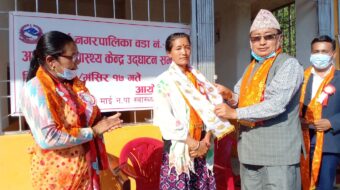 माईमा आधारभुत स्वास्थ्य केन्द्रको उद्घाटन