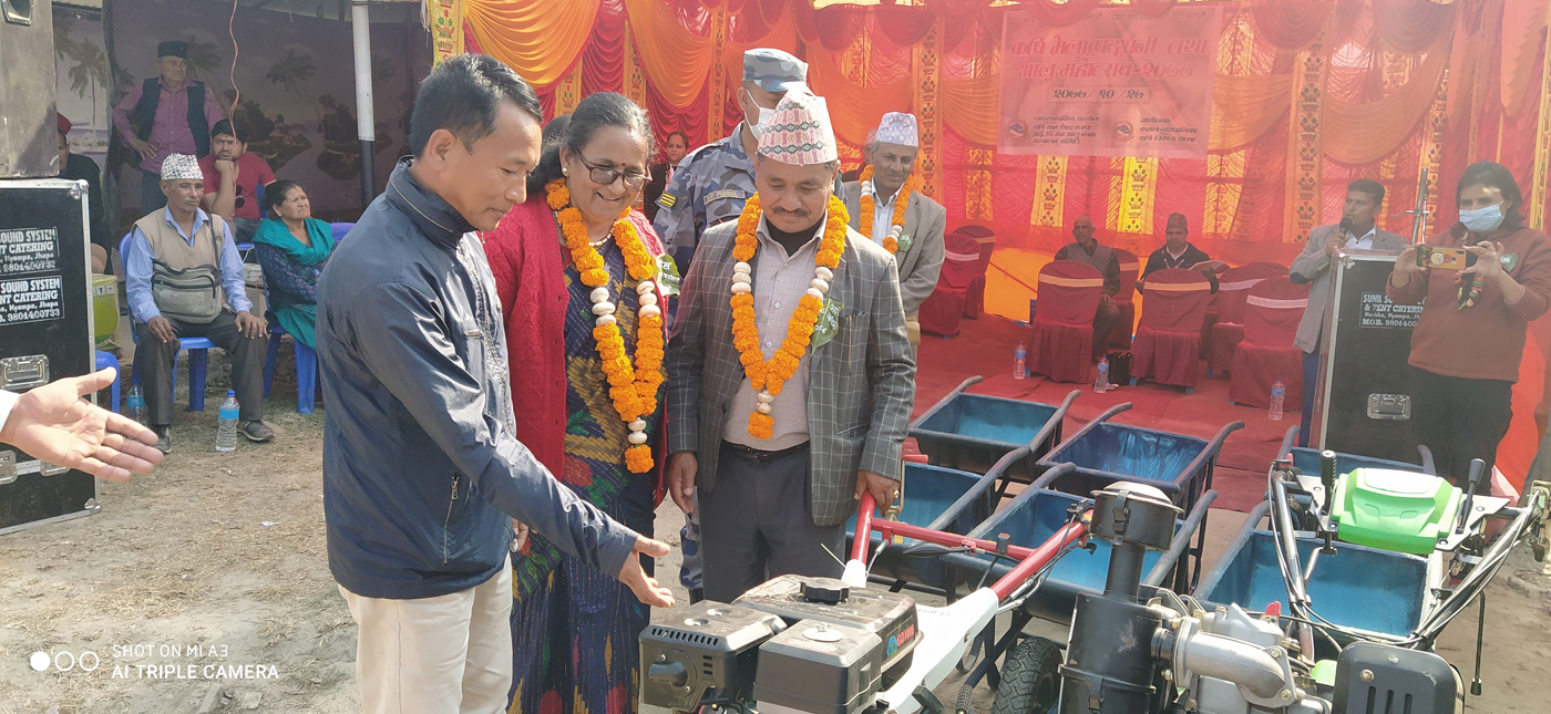 कृषकलाई प्रविधि हस्तान्तरण जोड : मन्त्री राना