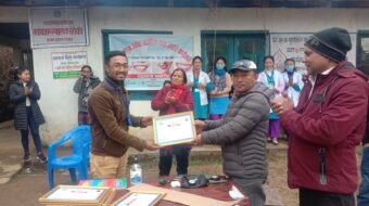 माईजोगमाईमा दन्त शिविरबाट ३४८ ले लिए सेवा