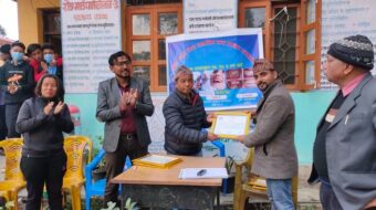 रोङमा दन्त उपहार कार्यक्रमबाट २६६ लाभान्वित