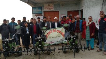 माईजोगमाईका कृषकलाई अनुदानमा कृषि सामाग्री