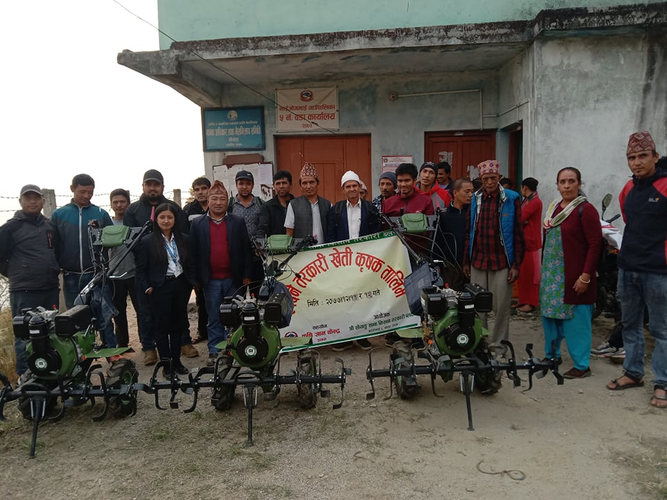 माईजोगमाईका कृषकलाई अनुदानमा कृषि सामाग्री