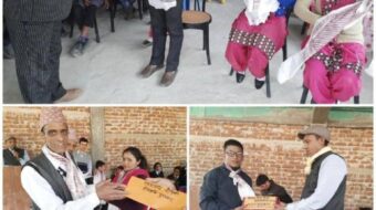 ज्ञानोदयमा छात्रवृत्ति बितरण, सम्मान तथा स्वागत कार्यक्रम