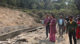 तिव्र गतिमा निर्माण हुँदै फिक्कल–नयाँबजार सडक