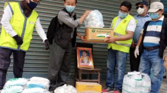 कृष्णसेन इच्छुक स्मृति दिवसका अवसरमा प्रेस संगठन नेपालद्धारा स्वास्थ्य सामाग्री प्रदान