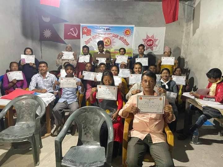 नेकपा एमाले माई नगरको ९ वडामा सर्वसम्मत नेतृत्व चयन