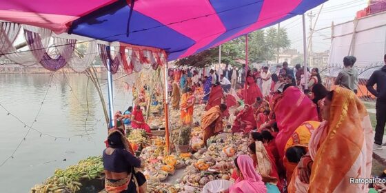 छठ पर्व विधिवत् सुरु, आज ‘नहाय–खाय’