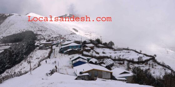 हिउँले ढाकिएको इलामको सुन्दर पर्यटकीयस्थल जौबारीका १० तस्बिर (फोटो फिचर )