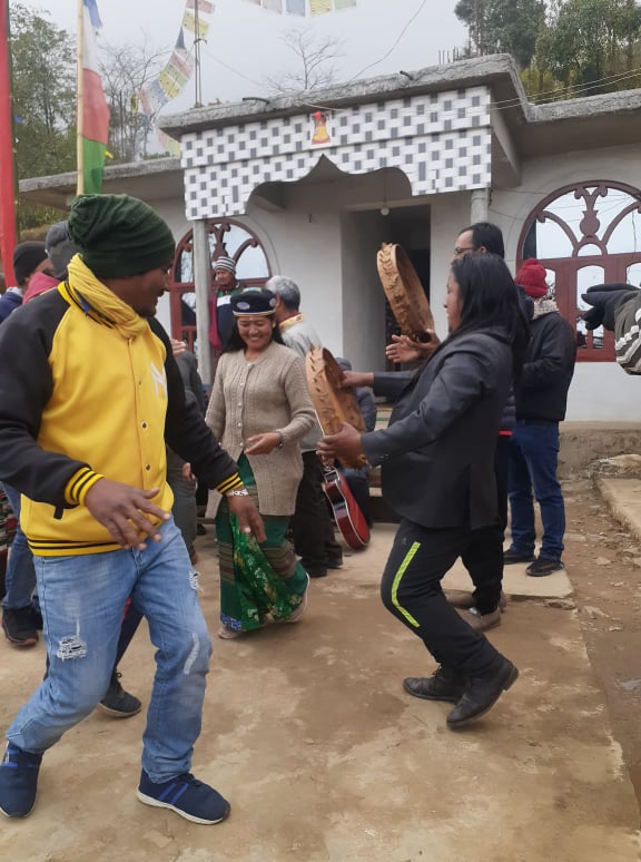 तामाङ समुदायले कन्याममा मनाए सोनाम ल्होसार