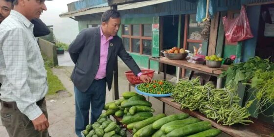 कृषि मन्त्री प्रस्तावित कृषि सामाग्री संकलन केन्द्र अवलोकन