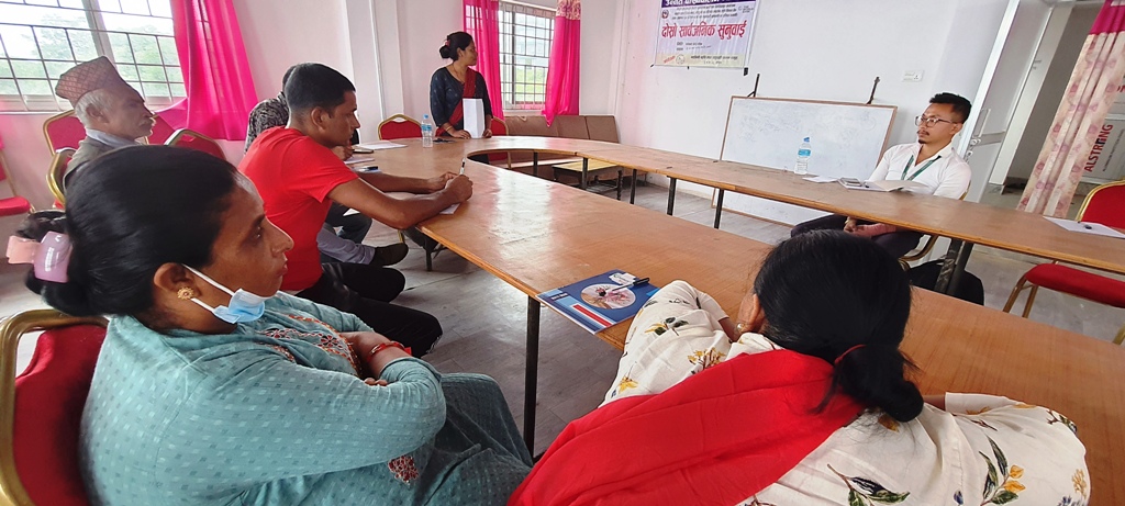 उन्नत बाख्रा पालन परियोजनाको इलाममा सार्वजनीक सुनुवाई