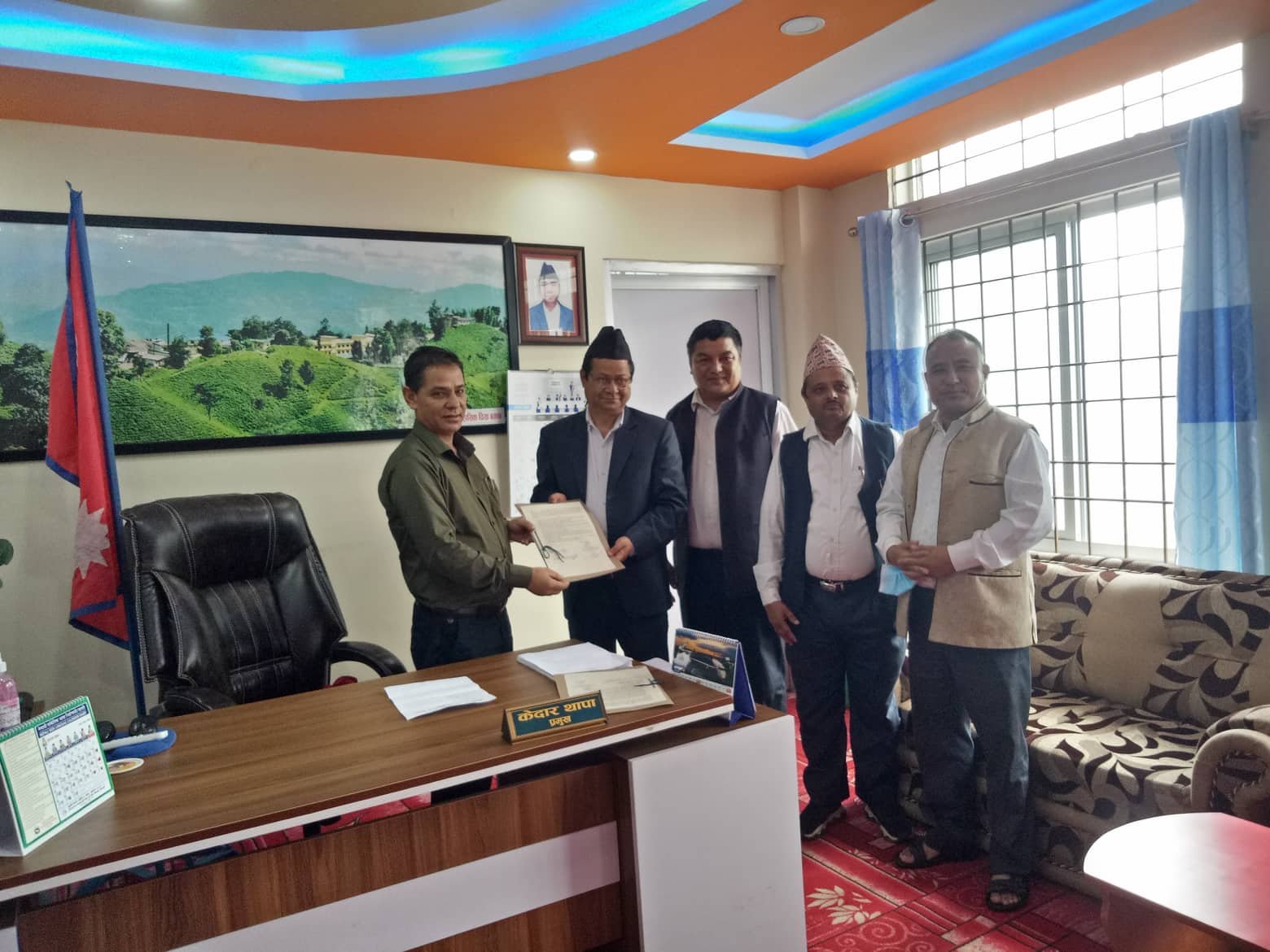 प्राविधिक शिक्षामा छात्रवृतिका लागि इलाम नगरपालिका र रत्न बान्तवा पोलिटेक्निकल विच सम्झौता