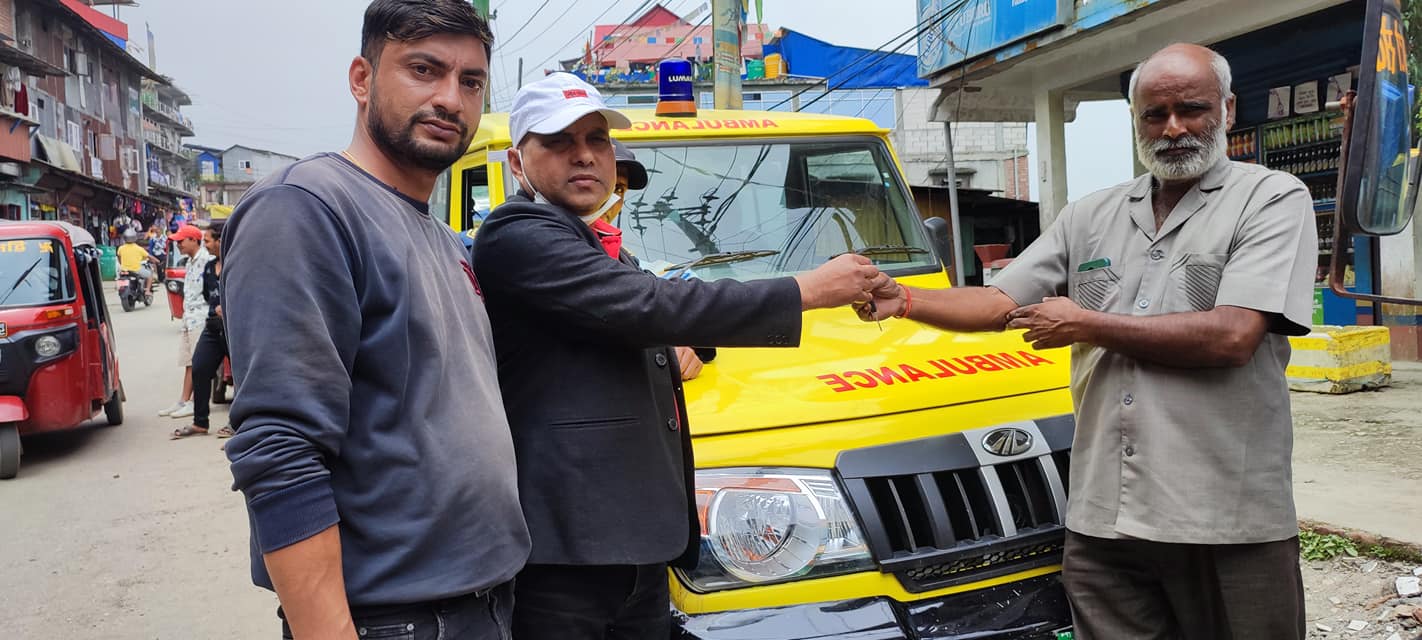 माईजोगमाई गाउँपालिका आइपुग्यो एम्बुलेन्स (फोटो फिचर )