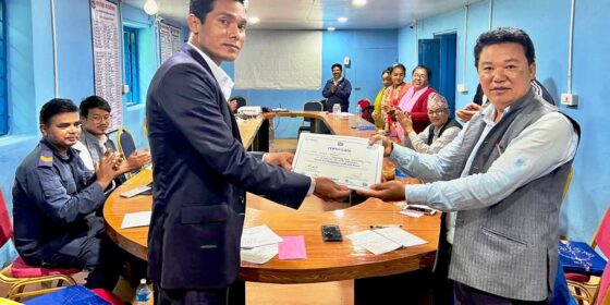 माङ्सेबुङ्गमा  विपद् व्यवस्थापन सम्बन्धी दुई दिवसीय तालिम