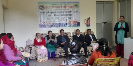 पाठेघर परिक्षण शिविरको पहिलो दिन ६६ जनालाई सेवा