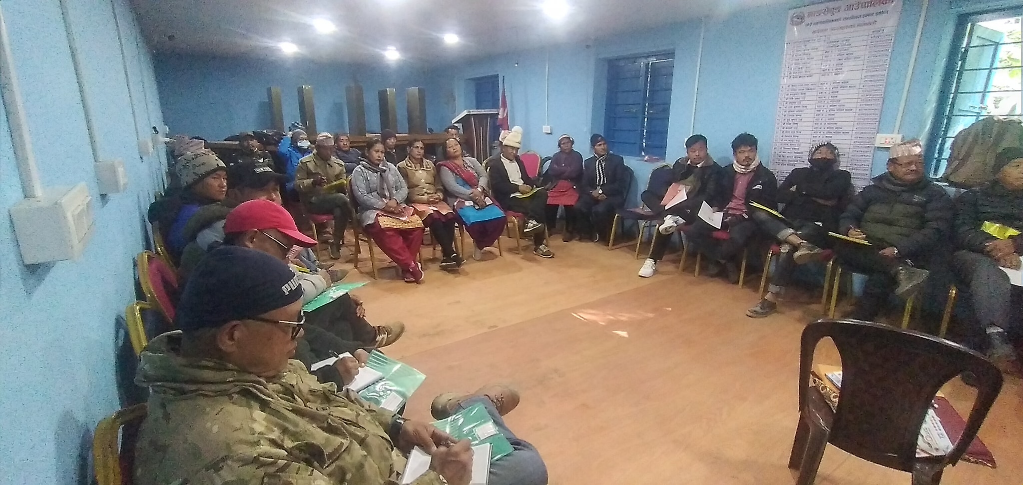 मेलमिलापकर्ता उत्पादन गर्दै माङसेबुङ गाउँपालिका