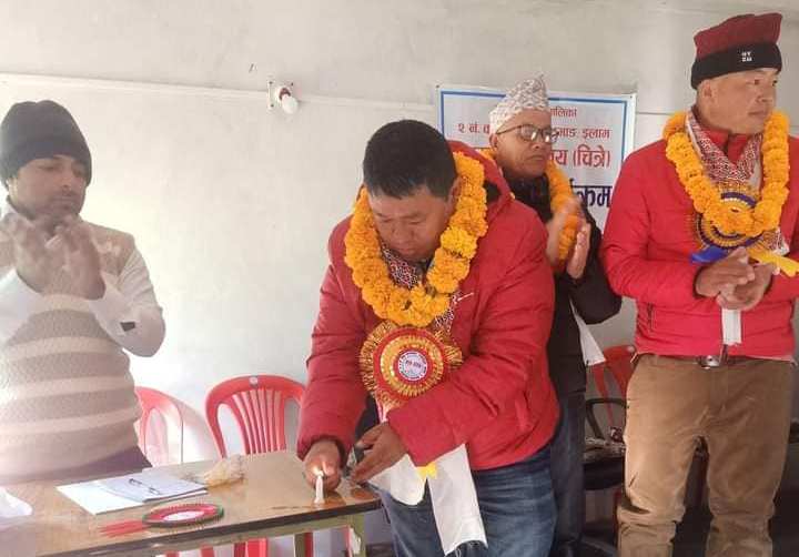 माङसेबुङ–२ को सेवा कार्यालय चित्रेमा उद्धघाटन