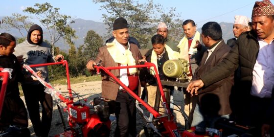 कृषिमा यान्त्रिकरण गर्दै इलाम नगरपालिका